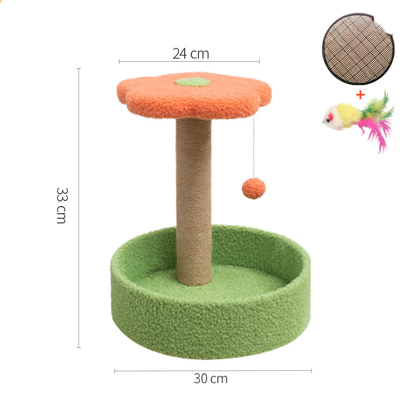 Cat Scratcher with Sisal Winding and Hemp Surface