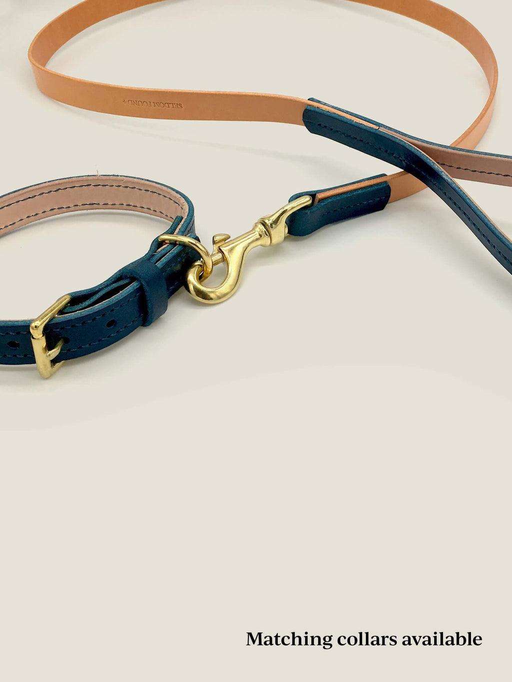 Leather “Artisan 002” Dog Lead – by Seldom Found