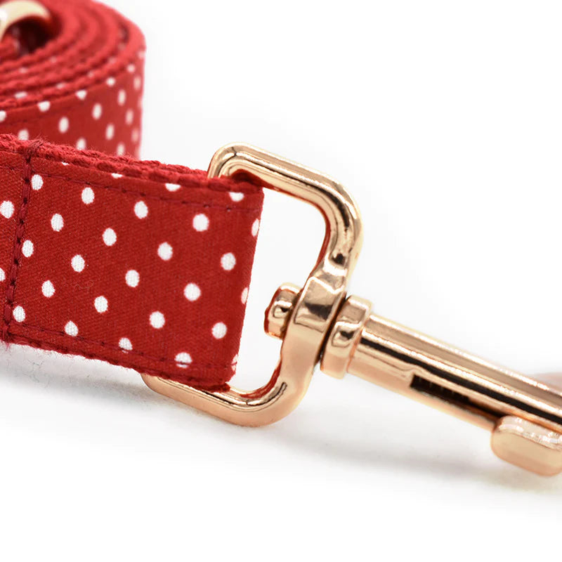 Ruby Dog Collar, Dog Collar & Dog Bowtie (Set) – by The Paw Co.