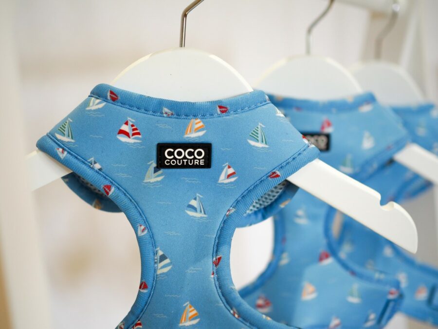 Seas The Day Adjustable Dog Harness – by Coco Couture